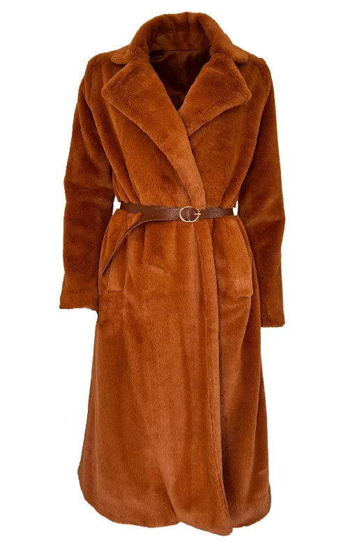 Plush Trench Coat