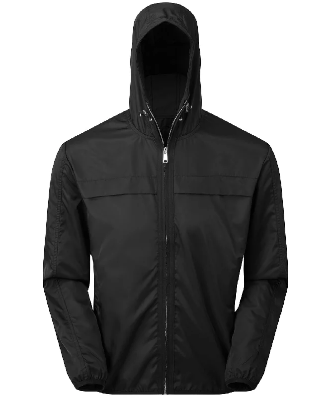 Black - Men's lightweight shell jacket