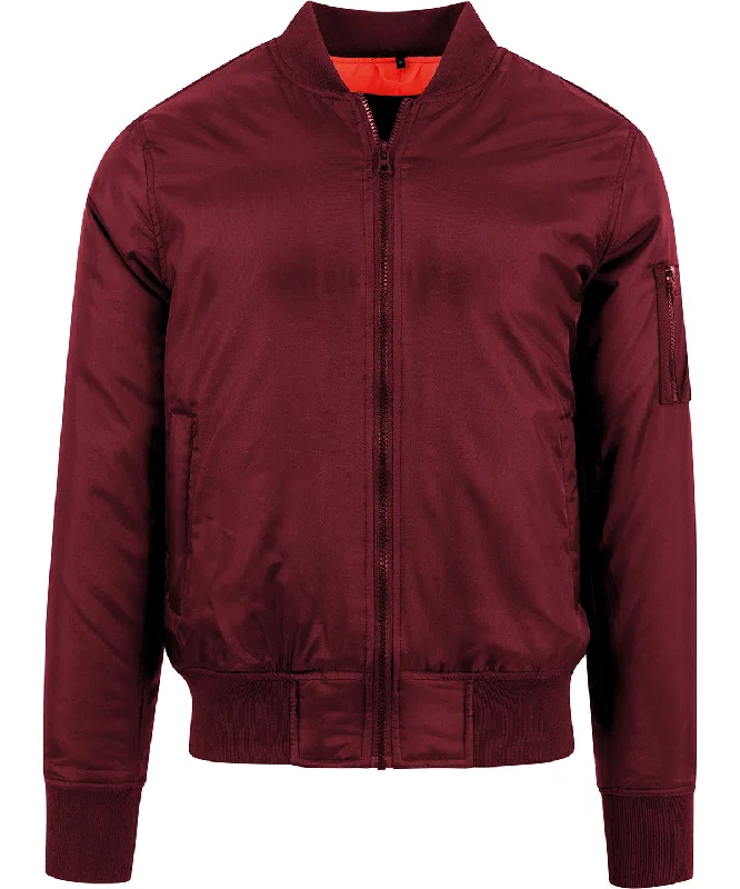 Burgundy - Bomber jacket