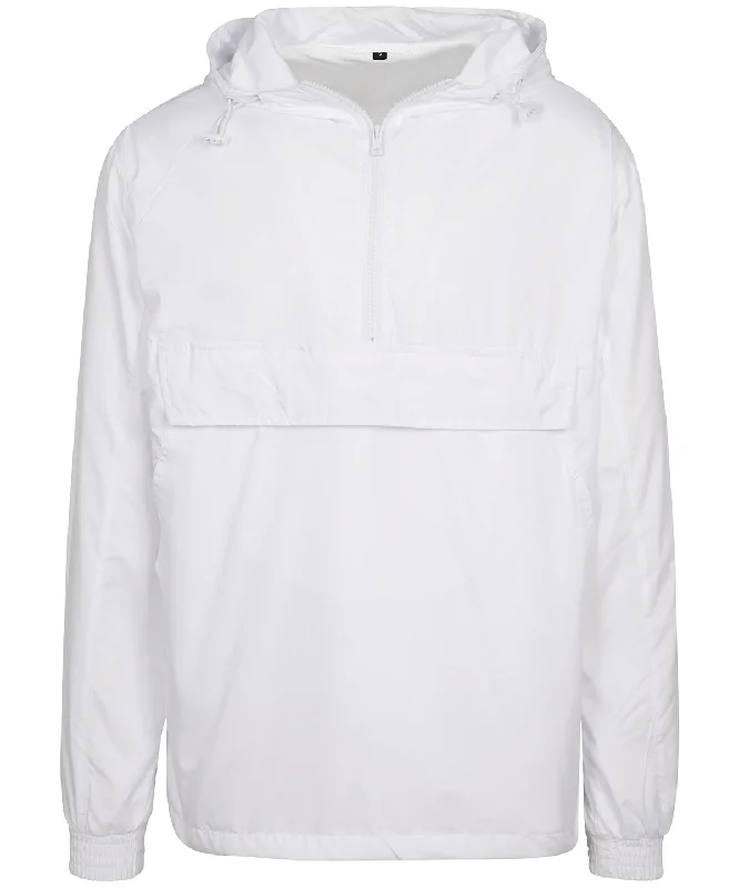 White - Basic pullover jacket