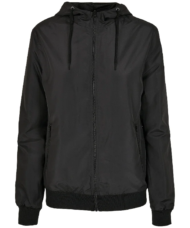 Black/Black - Women's recycled windrunner