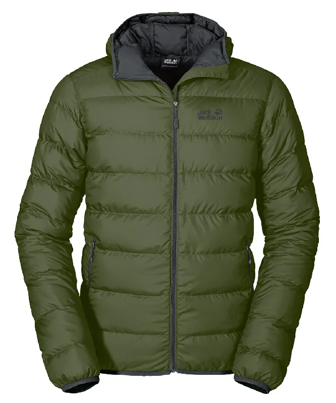 Olive/Phantom Grey - Mens down jacket (NL)