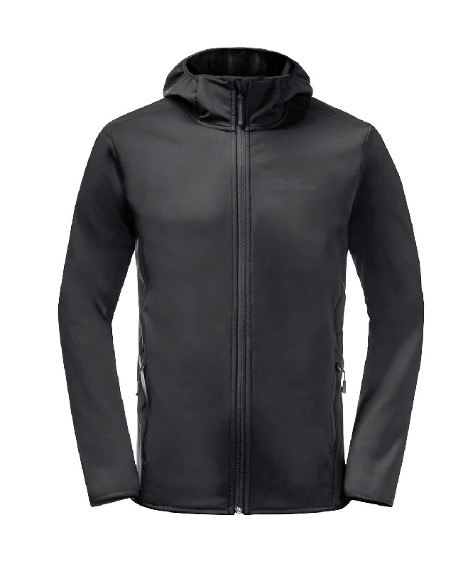 Black - Hooded softshell jacket (NL)