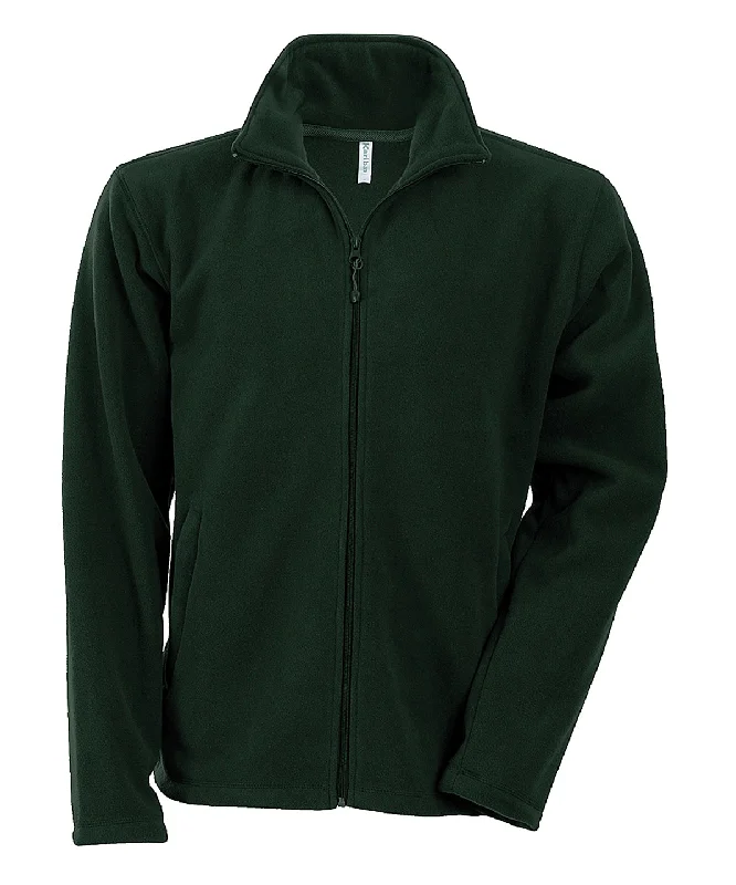 Forest Green - Falco full zip microfleece jacket