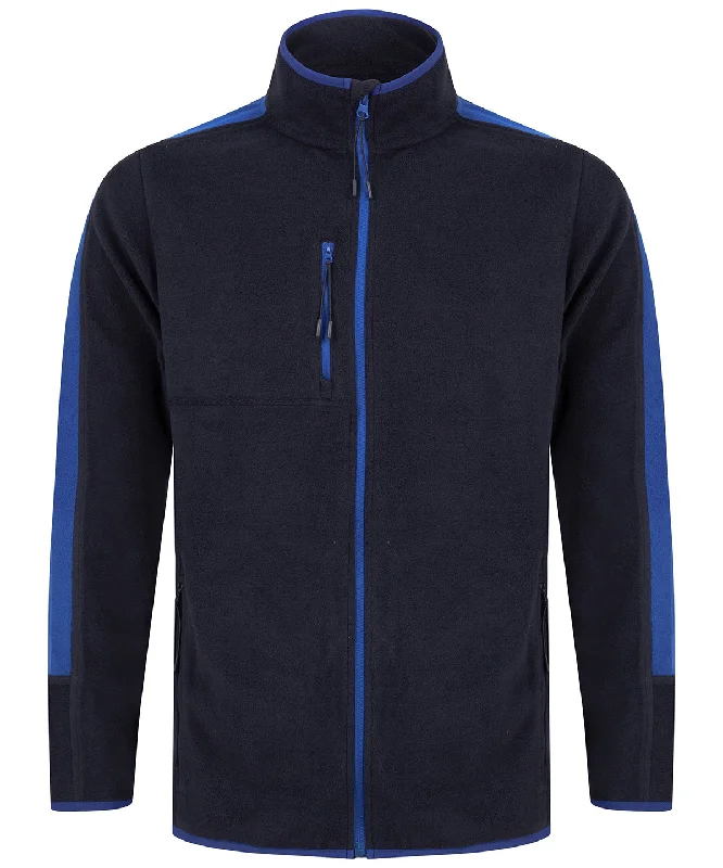 Navy/Royal - Unisex microfleece jacket