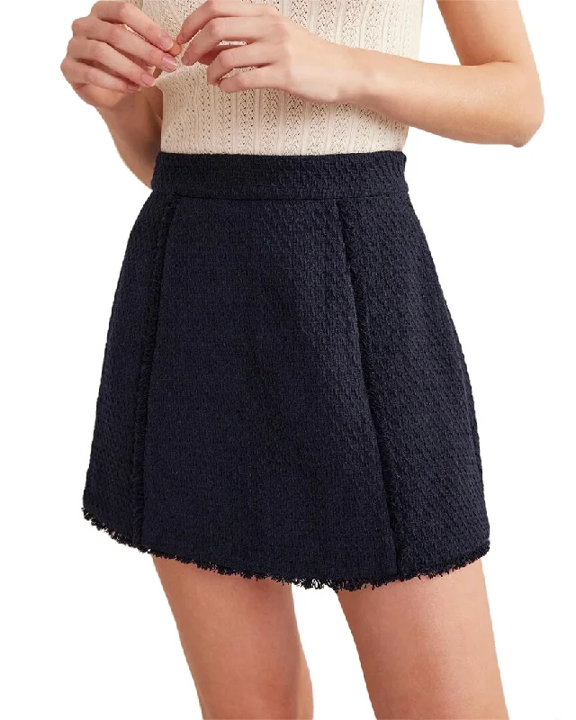 Boden Tweed Interest Mini Skirt