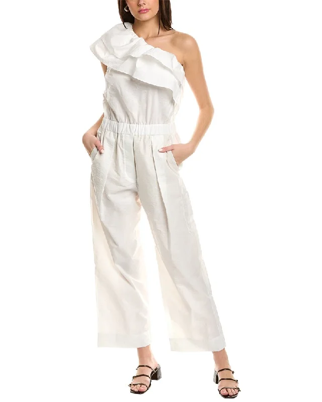 Brunello Cucinelli One-Shoulder Jumpsuit