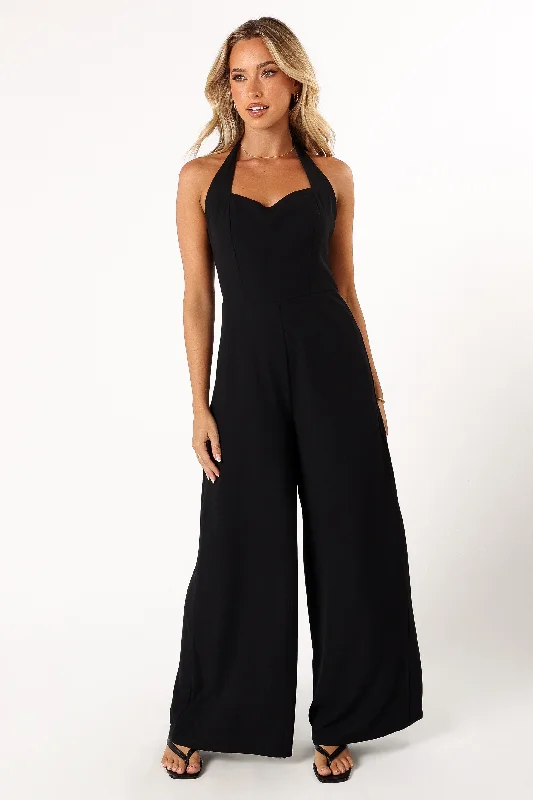 Mathias Halterneck Jumpsuit - Black