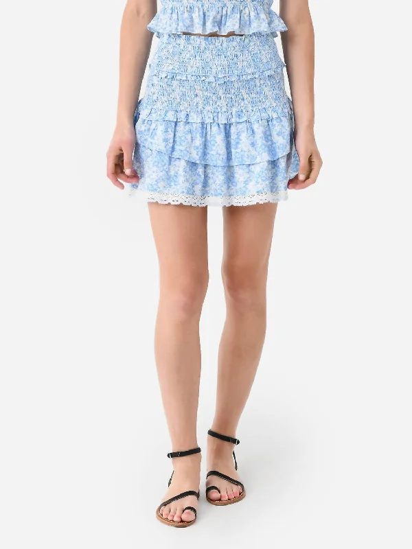 Ohana Skirt In Pink Berry Fields