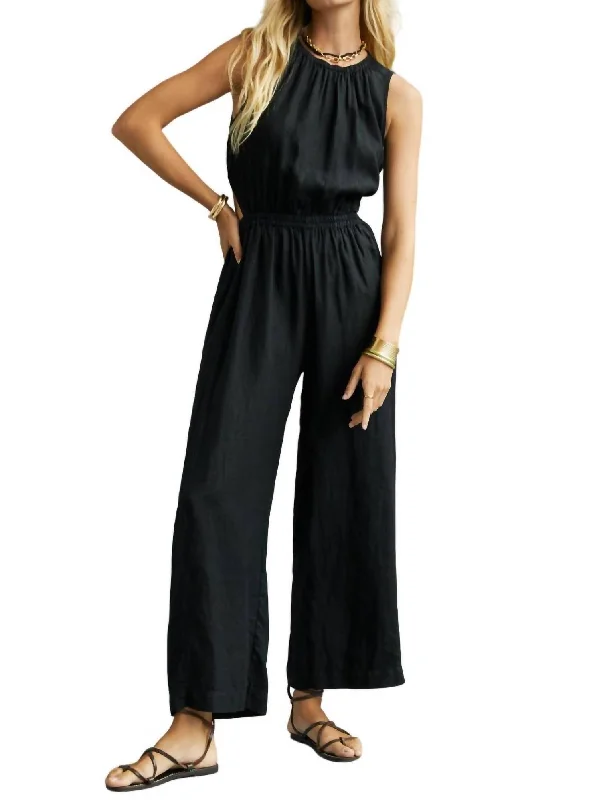 Vivi Cut-Out Jumpsuit In Black