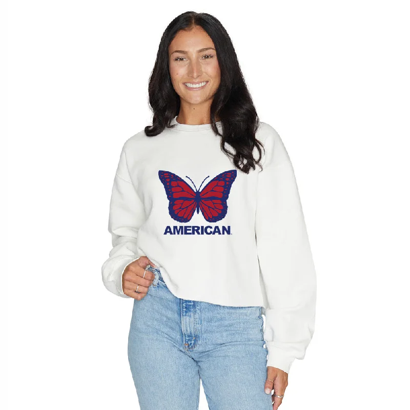 American University Butterfly Crewneck