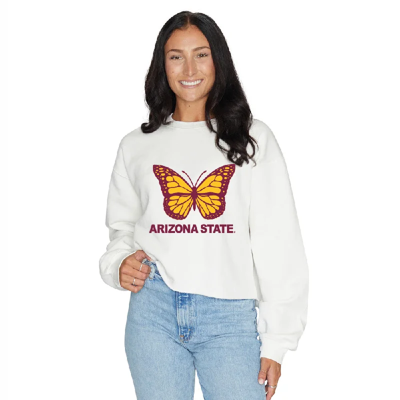 Arizona State ASU Butterfly Crewneck