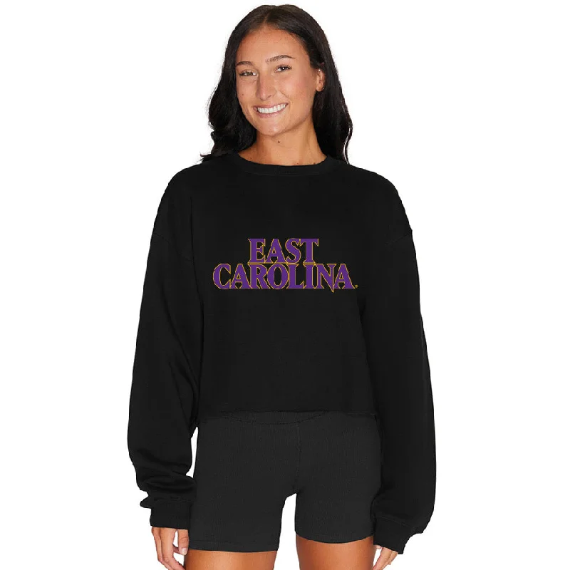 ECU Pirates Black Crewneck