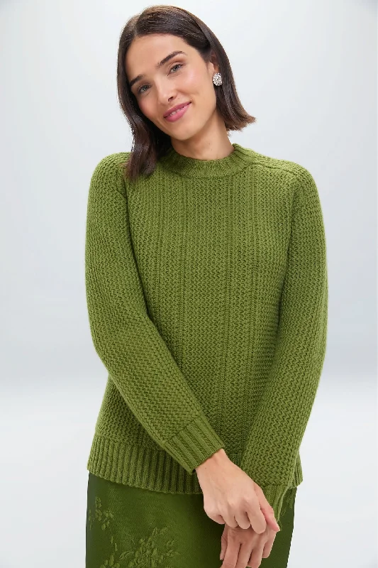 Green Combey Extrafine Merino Jumper