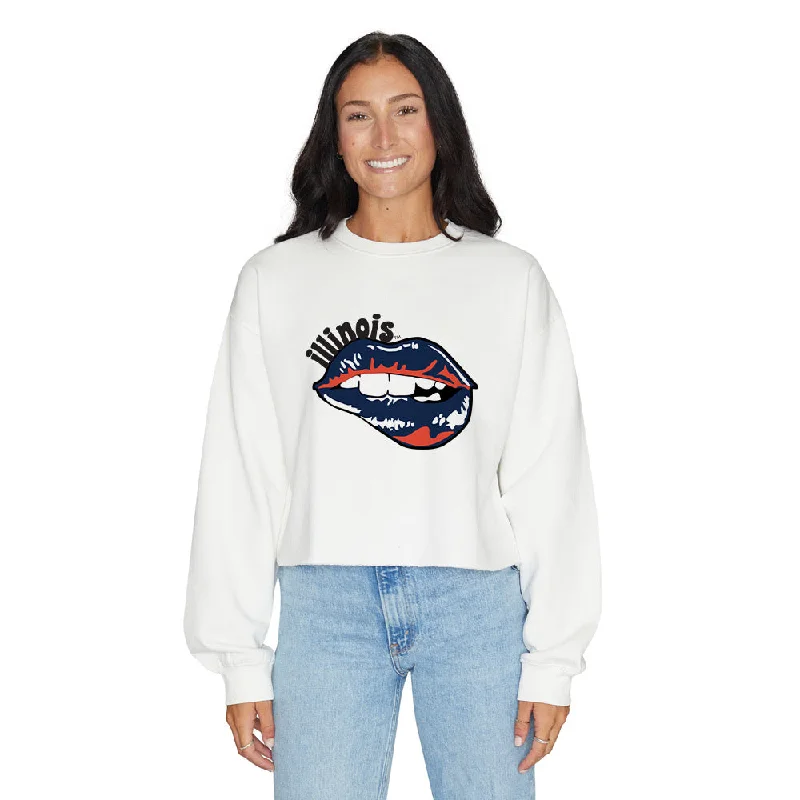 Illinois Fighting Illini Lips Crewneck