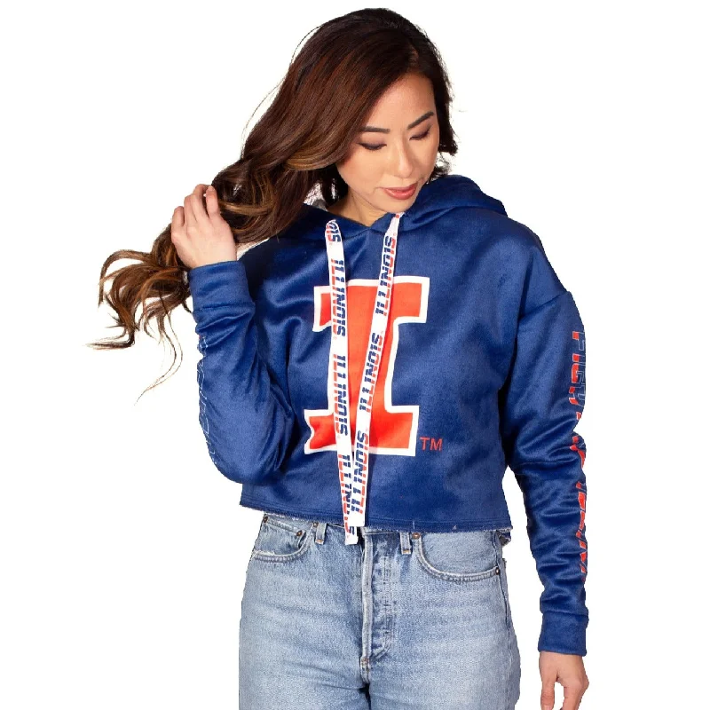 Illinois Fighting Illini Varsity Furry Hoodie