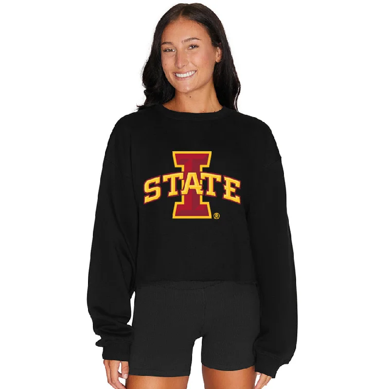 Iowa State Black Crewneck