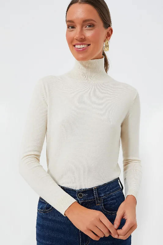 Ivory Kiku Turtleneck