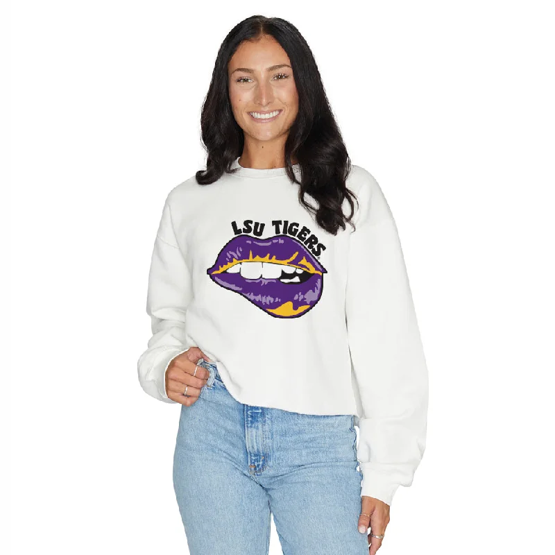 LSU Lips Crewneck