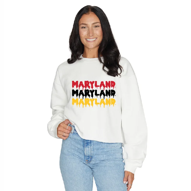 Maryland Terps Drip Crewneck