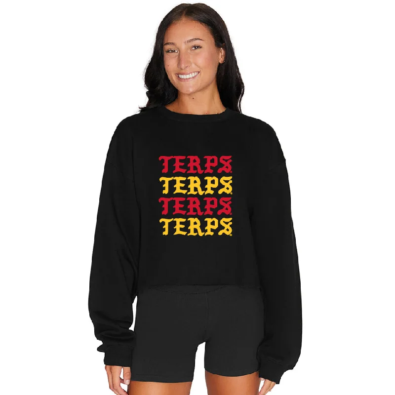 Maryland Terps Gothic Crewneck