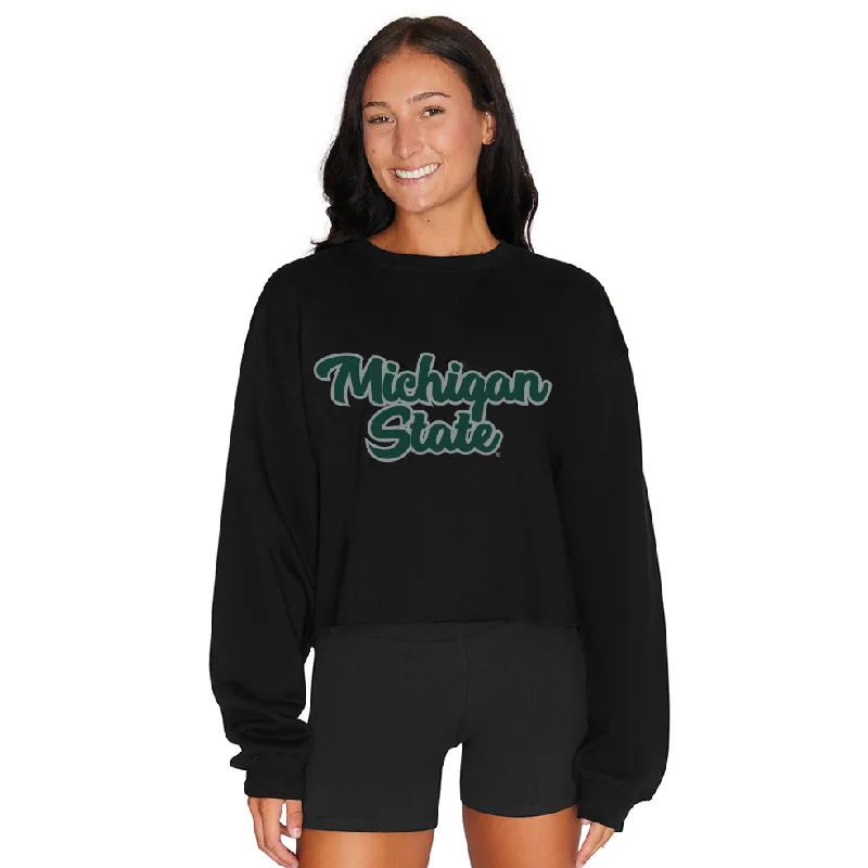 Michigan State Cursive Crewneck