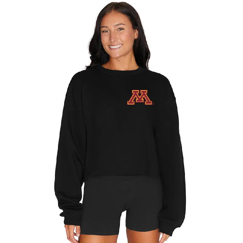 Minnesota Black Crewneck