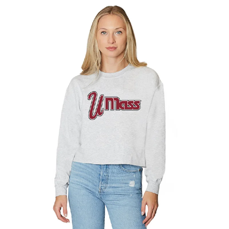 UMass Vintage Gray Crewneck